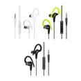 thumbnail image 4 of Seitruly Auriculares deportivos de 3,5mm con gancho para la oreja, auriculares estéreo impermeables para correr, auriculares portátiles para juegos con Cables de audio/vídeo Verde, 4 of 8