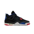 thumbnail image 1 of MENS A i r-Jor-dan 4 RETRO_BLACK/FIRE RED-DEEP ROYAL BLUE FV5029-003-SIZE 10, 1 of 5