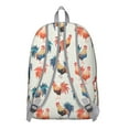 thumbnail image 4 of Cute Rooster and Hen Canvas Bookbag – Lightweight School Backpack with Large Capacity, Comfortable Carrying, and Anti-theft Features Perfect for Female Professionals, Travelers, and Students, 4 of 5