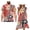 Purple Hibiscus, variant on Garronmavis Hibiscus Couple Matching Outfit Husban and Wife Clothing Men's Button Down Casual Shirt for Summer and Womens Short Sleeve Dress Flowy Hawaiian Beach Sundress Size XS