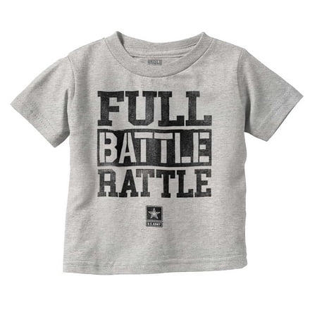 

US Army Star Logo Full Battle Rattle Toddler Boy Girl T Shirt Infant Toddler Brisco Brands 6M