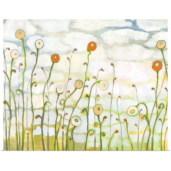 Great BIG Canvas | "Watching the Clouds Go By No 2" Art Print - 20x16