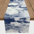 thumbnail image 3 of Creative Products Painted Abstract Blue 16x72 Poly Twill Table Runner, 3 of 3