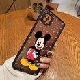 thumbnail image 3 of Matte Case for OPPO A97 A96 A95 A94 A93 A92 A78 A74 A73 A72 A57 A55 A54 A53 A17 A16 4G 5G Case Mickey Minnie Mouse Anime Cartoon, 3 of 5