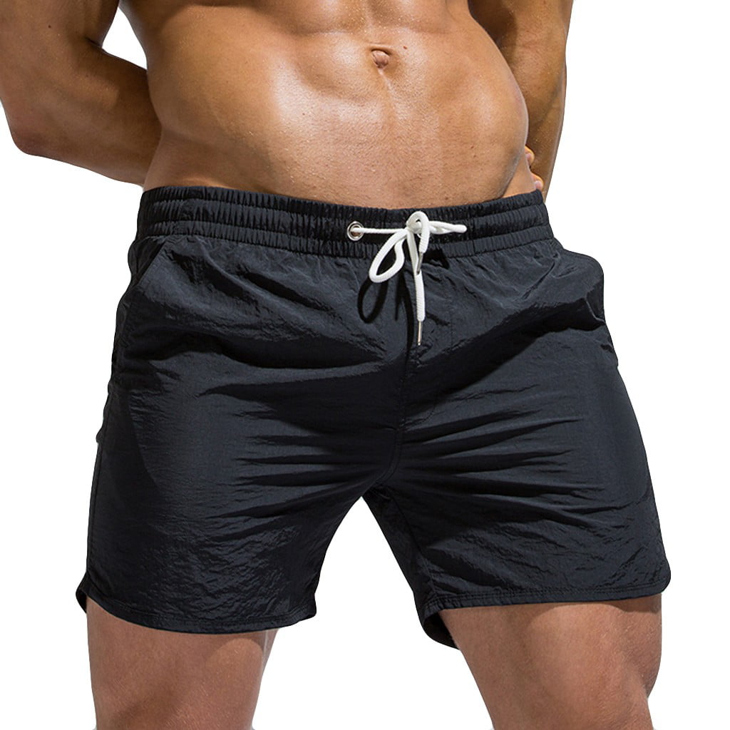 Luiyenes mens board shorts swimwear dissolving swim trunks men ...