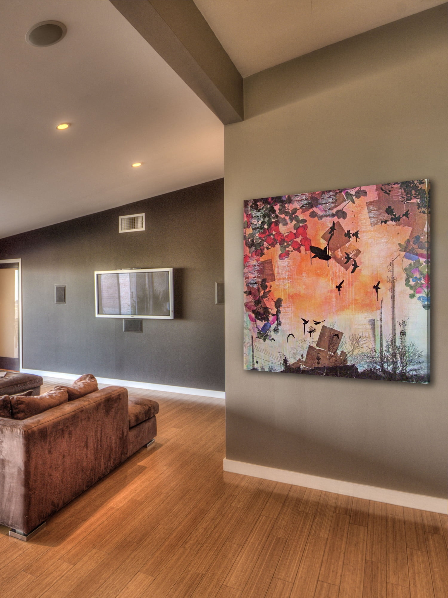 Marmont Hill "West Wind" by Tracy Silva Barbosa Painting Print on Canvas