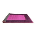thumbnail image 2 of Ahgly Company Indoor Round Abstract Pink Modern Area Rugs, 5' Round, 2 of 4
