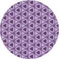 thumbnail image 1 of Ahgly Company Machine Washable Indoor Round Transitional Orchid Purple Area Rugs, 7' Round, 1 of 7