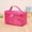 D, variant on Travel Cosmetic Bag, Lightweight Polyester Makeup Pouch with Inner Mesh Pocket, Portable Toiletry Organizer for Toiletries and Brushes