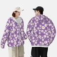 thumbnail image 6 of Fotbe Daisies Flowers Men's Women's UPF 50+ Sun Protection Jacket Hooded Cooling Shirt with Pockets Hiking Outdoor Performance-Medium, 6 of 9