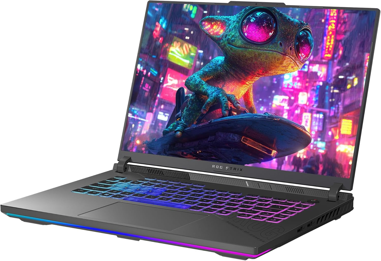 ASUS ROG Strix G16 Gaming Laptop, AMD Ryzen 9-8940HX, 64 GB DDR5 RAM, 2 TB PCIe SSD, 16" WUXGA (1920x1200) 165Hz Display, Nvidia G-Force RTX 5070Ti, 4-Zone RGB Backlit Keyboard, W11 Pro, Eclipse Grey