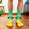 thumbnail image 7 of Funny Mallard Duck Socks for Men Women Teen Boys -Cute Novelty Crazy Silly Cool 3D Animal Socks Duck Accessories Gift -Fathers Valentines Birthday Fun Gift Ideas Christmas Stocking Stuffers, 7 of 7