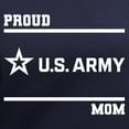 thumbnail image 3 of CafePress - Proud Army Mom White T Shirt - Women's V-Neck Dark T-Shirt, 3 of 4