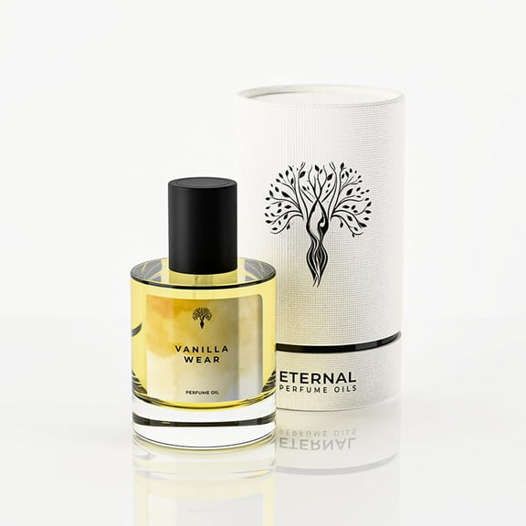 Eternal Vanilla Wear Perfume Oil for Women & Men- Eau De Perfum - Unisex Concentrated Perfume insp by Eternalperfumeoils - Alcohol Free Scent - Long Lasting Designer Perfumes 50ml 30ml (Pack of 2)