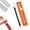 Orange-imperial Scale, variant on Multifunctional Marking Level Ruler, Adjustable Positioning Marking Protractor Tool, 6.6in Multi-Angle Scribing Ruler Multifunctional Spirit Level Gauges Ruler (Orange-Imperial Scale)
