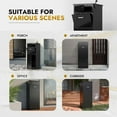 thumbnail image 2 of KAER Package Delivery Boxes for Outside,44.5"x17"x15.75" Cold-Rolled Steel Delivery Box for Packages & Mails, Anti-Theft Lockable Large Parcel Drop Box for Outdoor, Porch, Curbside, 2 of 7