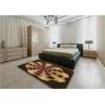 thumbnail image 4 of Ahgly Company Indoor Rectangle Patterned Blood Night Red Area Rugs, 7' x 9', 4 of 6