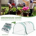 thumbnail image 4 of Portable Home Tunnel Tent Small Greenhouse Cover Garden accessories for Outside Winter Air Circulation Bracket Not Included, 4 of 6