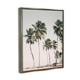 thumbnail image 3 of Stupell Industries Windblown Palm Trees Nature Photography Gray Floater Framed Art Print Wall Art, 17 x 21, 3 of 9