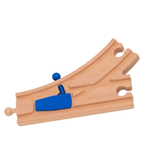 Sinyiin Splinters Freely Wooden Train Tracks Connector Train Track Accessories for Mostly Major Train Track Toy Brands