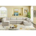 thumbnail image 4 of Meridian Furniture Jacob Sectionnel Modulaire en Velours Crème, 4 of 5