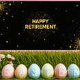 thumbnail image 6 of Black Background Happy Retirement Banner with Golden Star and Sparkle Elements Party Decoration Retirement Party Supplies Photography Props Backdrop Decorations, 6 of 8