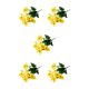 thumbnail image 2 of Flores artificiales Toystoory 3 unids/set bellamente hechas a mano decoraciones interiores exteriores amarillo, 2 of 6