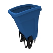 1/2 CUYD STANDARD DUTY NESTABLE UNIVERSAL TILT TRUCK - BLUE