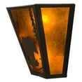 thumbnail image 4 of Meyda Tiffany 116311 Bear 2 Light 12" Tall Wall Sconce - Bronze, 4 of 6
