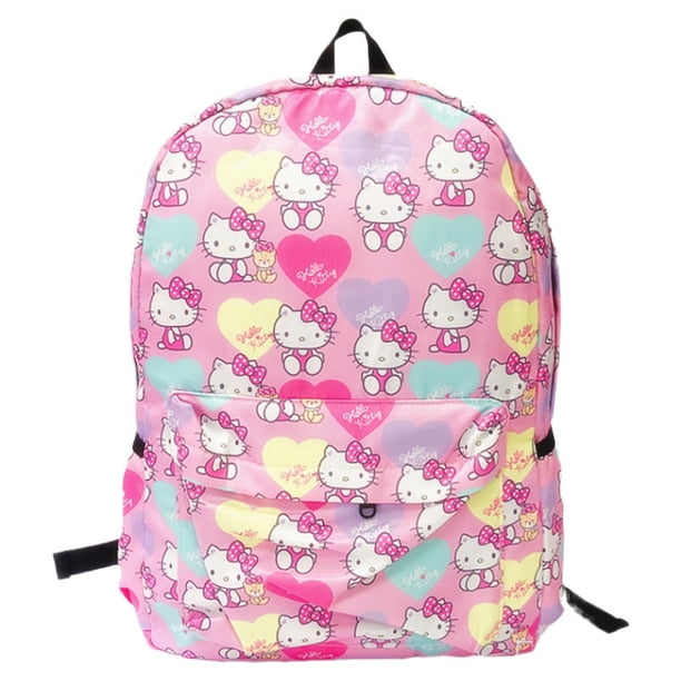 Sanrio Hello Kitty Cinnamoroll My Melody Mochila De Lona Impresa Lindo Lady Bag Girl Escolar Bolsa De Ordenador Portátil Bolso De Hombro Fivean unisex