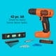 thumbnail image 3 of Taladro inalámbrico BLACK+DECKER 8V MAX* + 43 piezas Kit de decoración para el hogar, 3 of 5