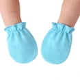 thumbnail image 5 of TELOLY 8 Pairs Baby Mittens,Cotton Mittens for Newborn Baby Boy,Newborn Mittens No Scratch,Blue, 5 of 5