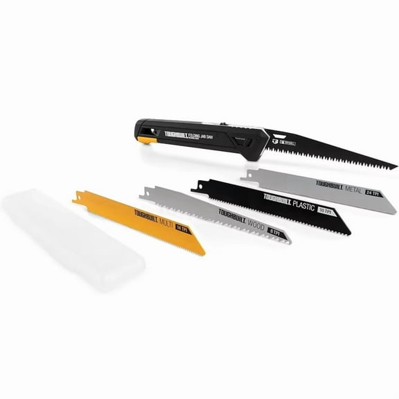 TB-H4S5-23FU Folding Jab Saw With 4 Blades Plastic Multi Metal Wood Reciprocating Saw Storage Case Hand Tool