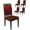 Dark Red Grass Green White, variant on Chair Covers for Dining Room Set of 4,Winter Christmas Snowflake Stretch Seat Protector Removable Washable Chairs Slipcovers for Kitchen Banquet Wedding Hotel,Pine Branch Ball