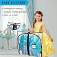 thumbnail image 6 of MISSLO 6 Packs Clear Dance Garment Bags for Dancers with 4 Pockets, 40" Kids Dance Costume Garment Bag, Black, 6 of 7