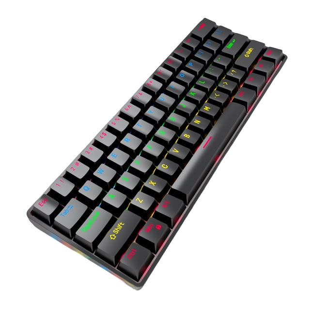 Teclado Inalámbrico 2.4G 3 Modos RGB GK023 para PC Portátil