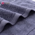 thumbnail image 4 of Nvzi toallas de algodón puro, toalla de mano de algodón suave para el hogar, súper suave, muy absorbente para ducha, piscina, toalla de mano de 27,56 x 13,39 pulgadas (marrón), 4 of 5