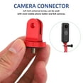 thumbnail image 4 of RENACLIPY 1 Pce Adaptateur Compact Rouge pour Monopode avec Design Dentelé pour Support Sécurisé de Caméra, 4 of 5
