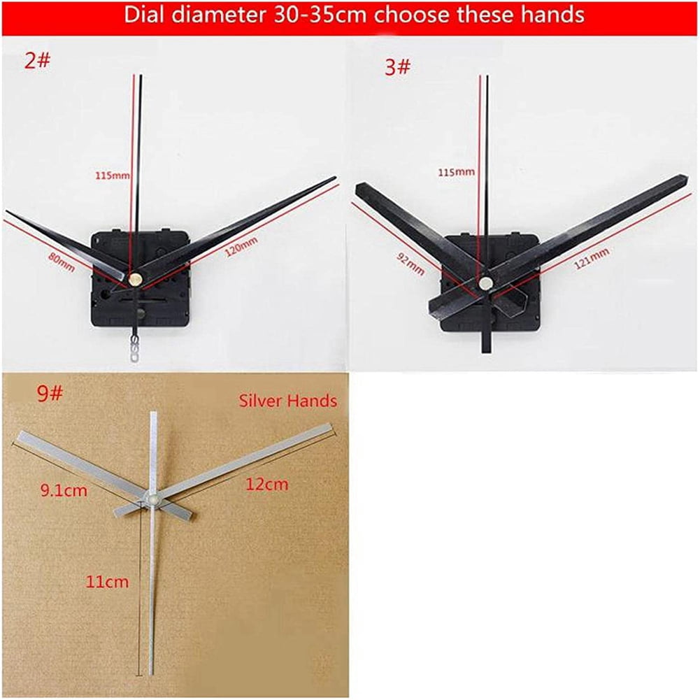 Pendulum Clock Movement Music Box Silent Sweep Quartz Mechanism Wall Clock Replacement Part
