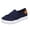 Blue, variant on Vedolay Wide Casual Shoes For Women Sneakers For Women Slip On Summer Fashion Comfortable Flats Loafer,As shown 9