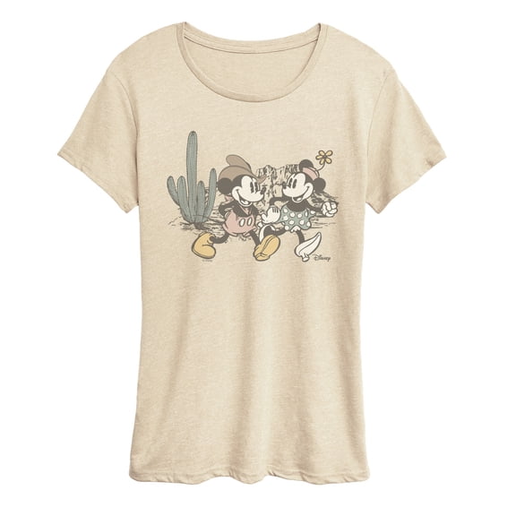 Disney - The Desert Mickey Mouse Women's Short Sleeve Graphic T-Shirt
