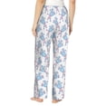 thumbnail image 3 of Naloa Cute Poodle Dog Print Women’s Ultra-Soft Comfy Pajama Lounge Pants with Pockets & Drawstring, 3 of 8