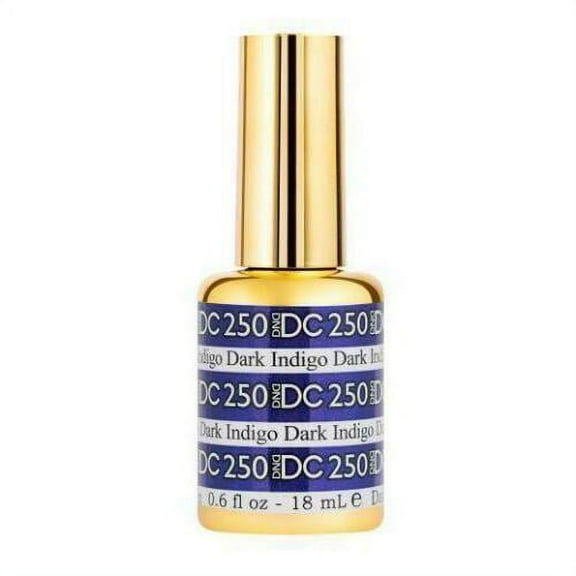 DND - DC UV/LED Soak Off Mermaid Glitters Gel Color - 250 Dark Indigo