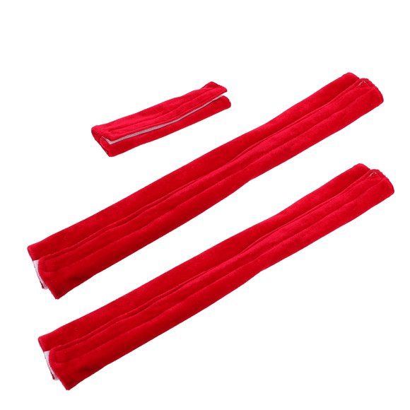 BALAHAPY 3Ud Cubierta Para Manija De Refrigerador Y Con Elegante Color Rojo
