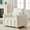 Off White + Teddy + 1 Seat, variant on 78 Inch Premium Teddy Fabric 3-Seat Sofa with 3 Back Pillows & Cushions, Solid Wood Frame, Oversized Upholstered Couch for Living Room, Bedroom, Apartment & Office,Off White