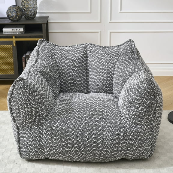 Comfort Square Lounge Chairs - Plush Sofa Chairs with High-Resilience Foam for Living Room & Bedroom