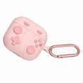 thumbnail image 4 of Custom Fit Protective Silicone Case For AirPods 4 Earbud Case With Retro Gaming Console Design And Carabiner Clip, 4 of 11