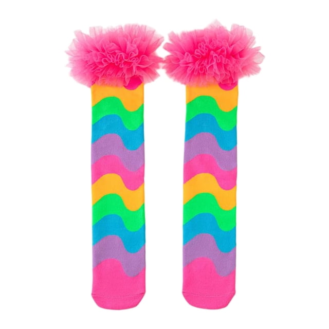 Chaussettes-chaussures pour Bébé Filles Chaussettes à Tige Longue pour Rassemblements et Spectacles