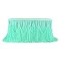 thumbnail image 1 of De De Flores De Cristal De Tul Ruffle Mantel Para Boda De 275x75cm Macarena Falda de mesa de manteles de tul, 1 of 8