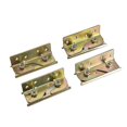 thumbnail image 1 of Bisagra para cama Sl, soporte para riel de cama de 4 piezas, bisagra para cama resistente, conector de soporte para muebles, con tornillos, para soporte de bisagra para cama de, 1 of 4